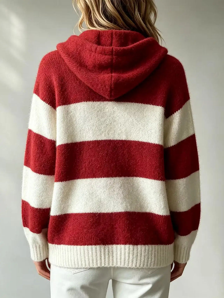Winslow Striped Hoodie Sweater