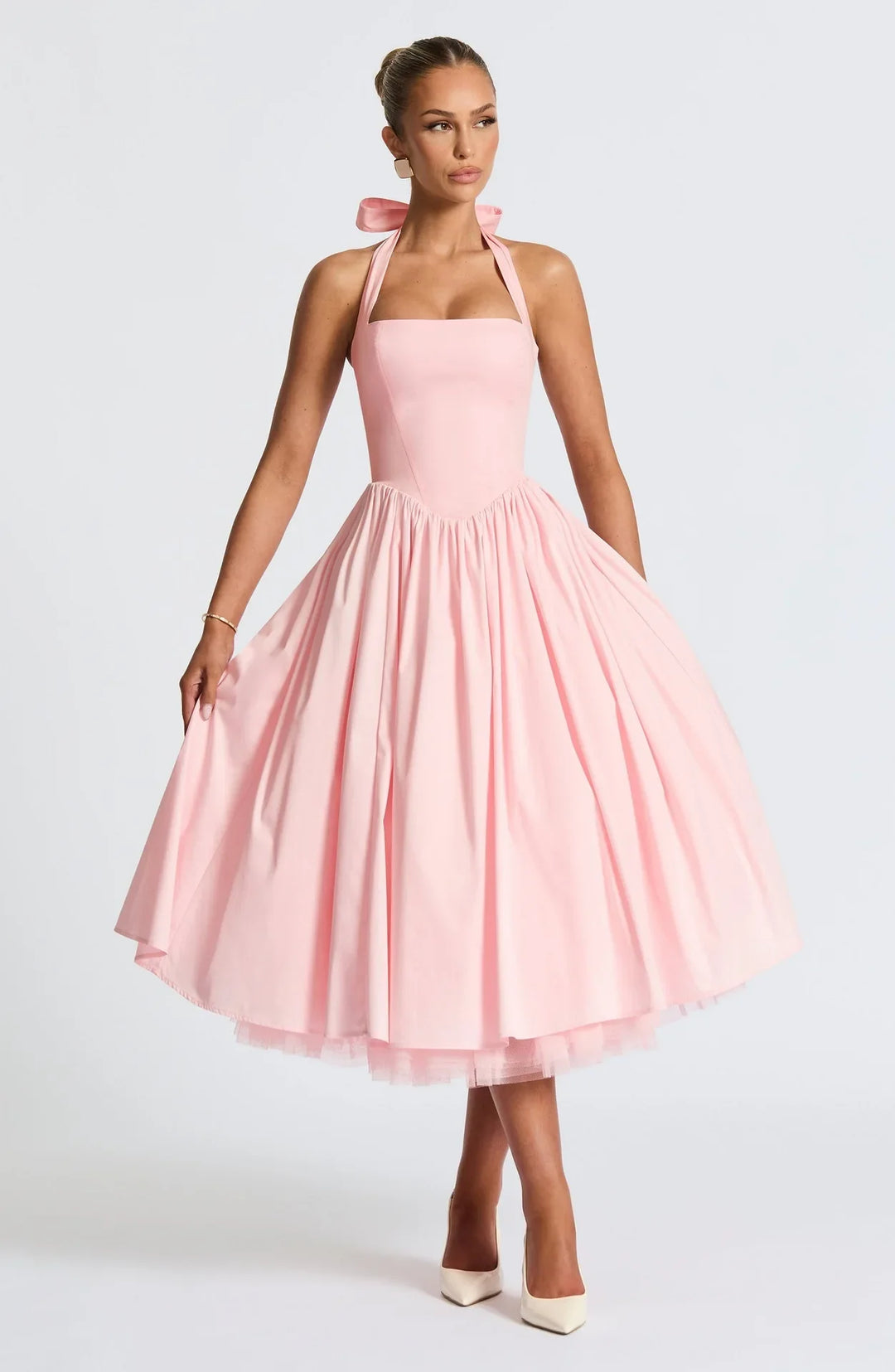 Danica Halter A Line Baby Doll Dress