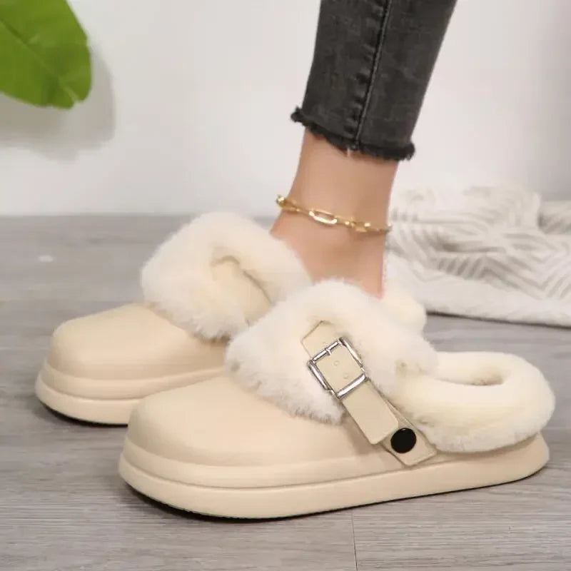 Winnie Platform Fur Clog
