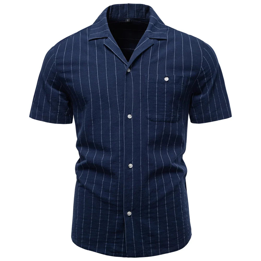 Pexley Breathable Stripe Button Shirt