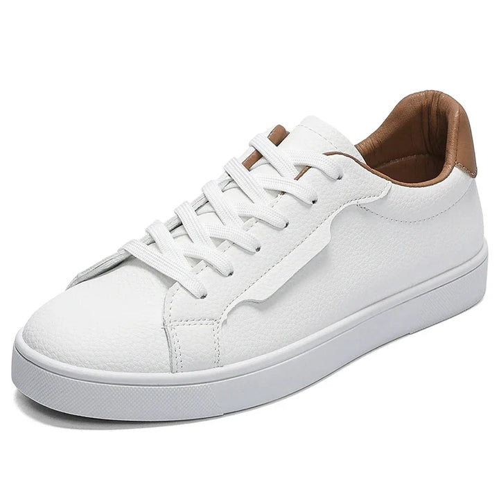 Ezra Pebbled Leather Sneakers
