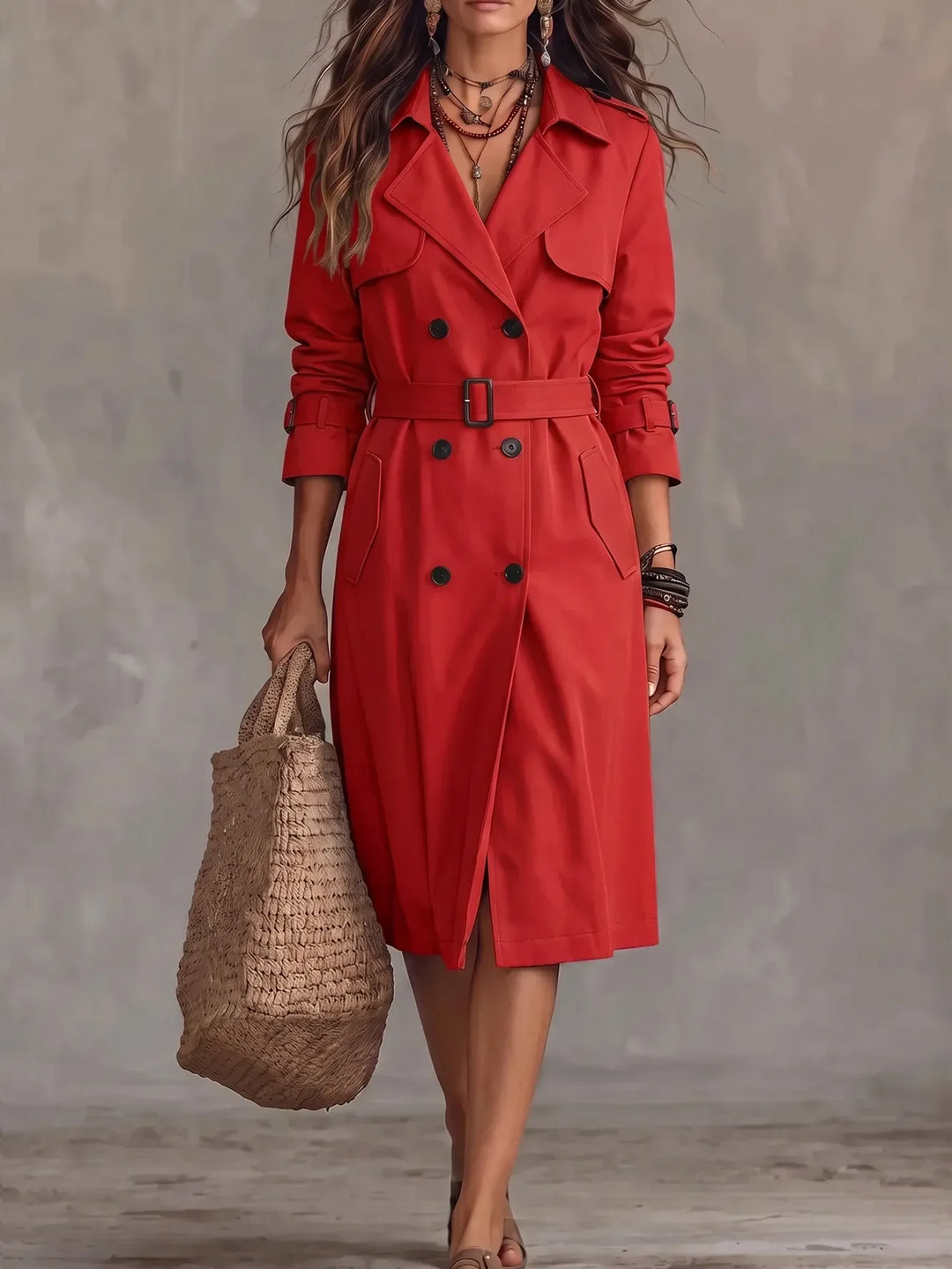 Verity Double Breasted Trench
