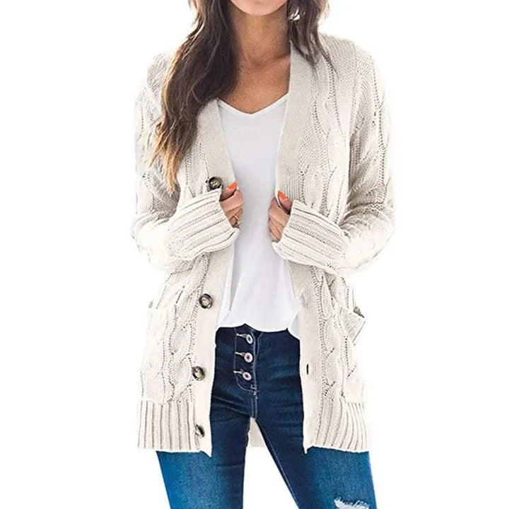 Briony Cable Knit Cardigan