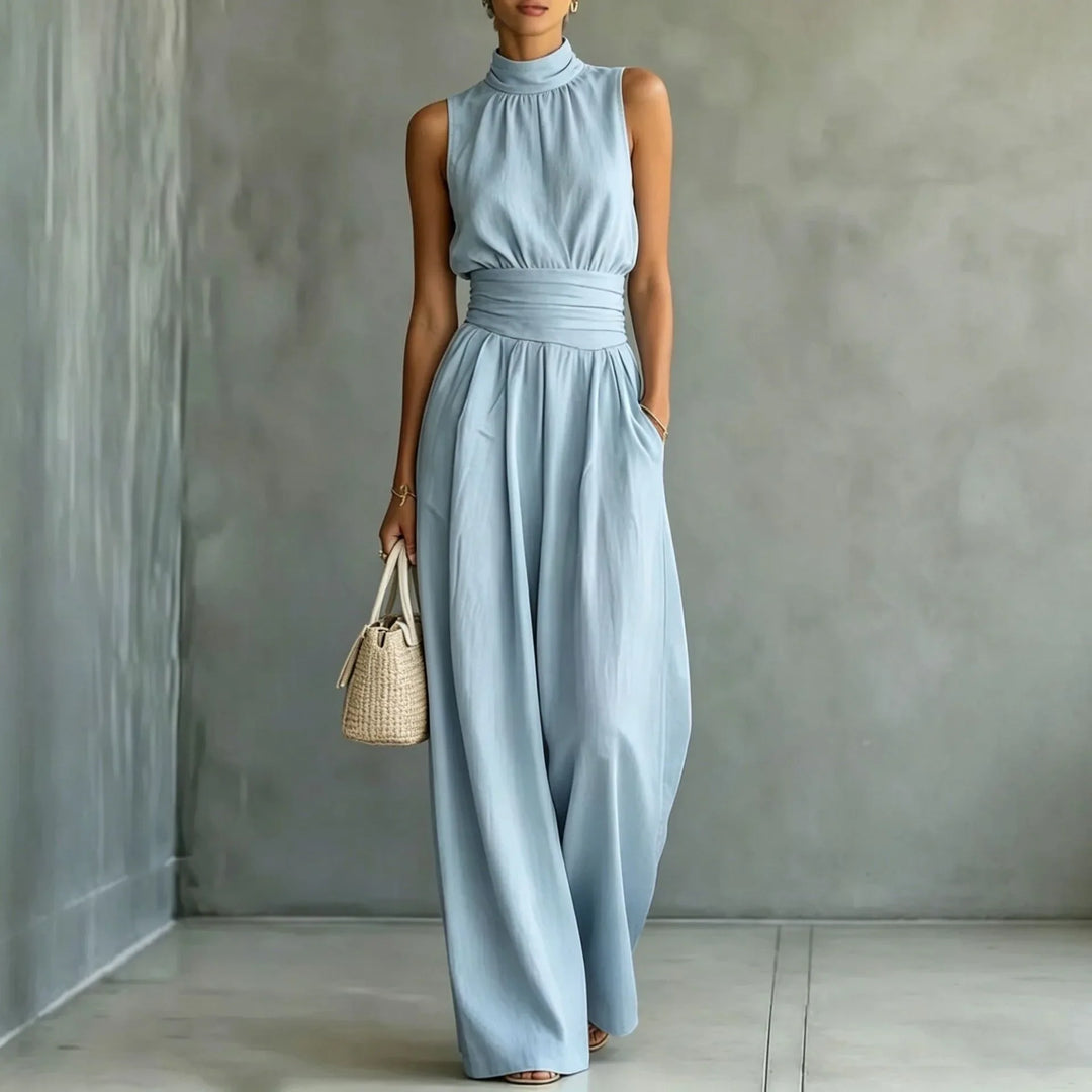 Lilly Sleeveless Wide Leg Jumpsuit