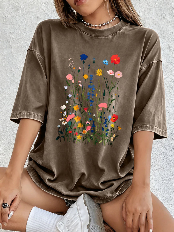 Shannon Floral Graphic T Shirt