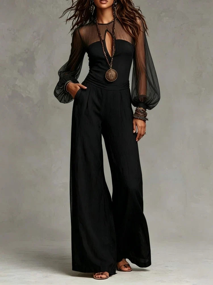 Yasmin Lantern Sleeve Jumpsuit