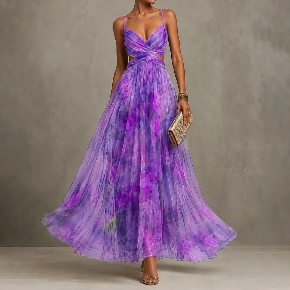 Kenley Chiffon Wedding Guest Dress