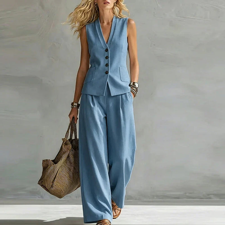 Solenne Tailored Vest Set