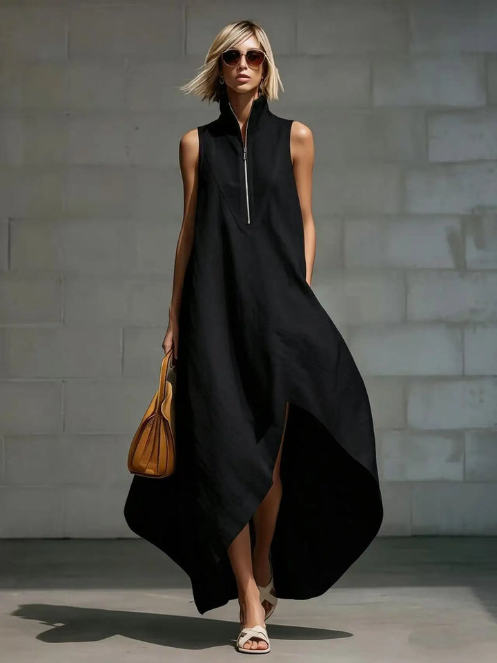 Briony Sleeveless Relaxed Linen Maxi Dress