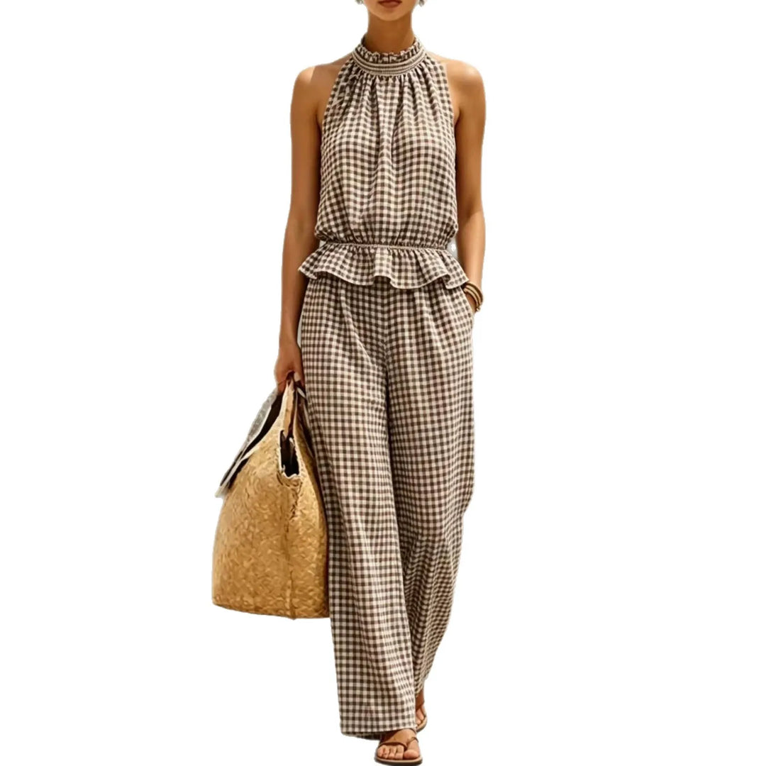 Paloma Gingham Two Piece Set