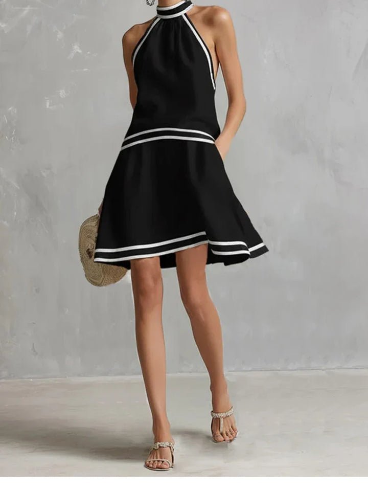 Leslie Halter Neck Mini Dress