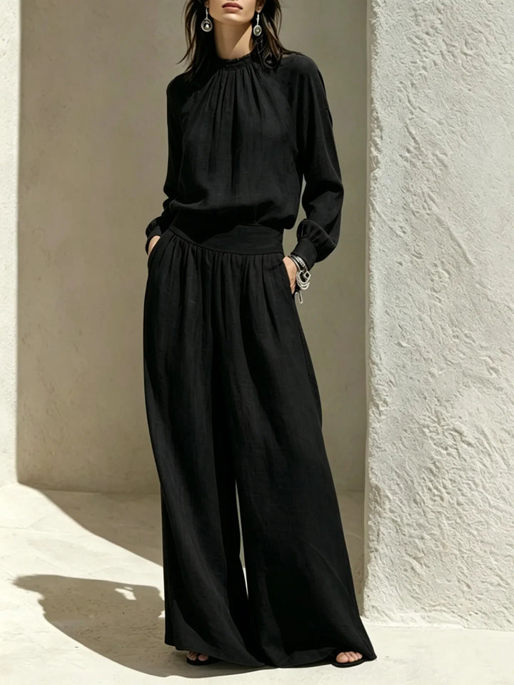 Jocelyn Lantern Sleeve Trouser Set