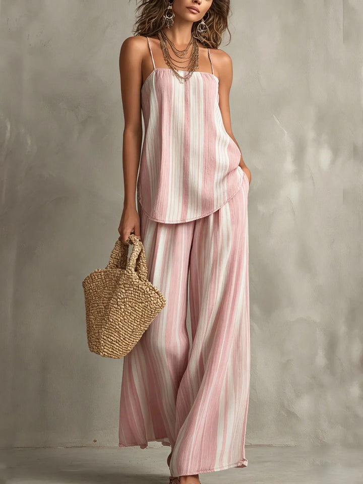 Raegan Striped Matching Set