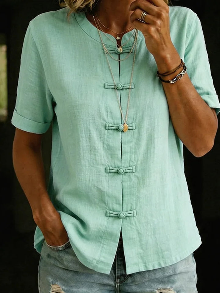 Evelyn Short Sleeve Blouse