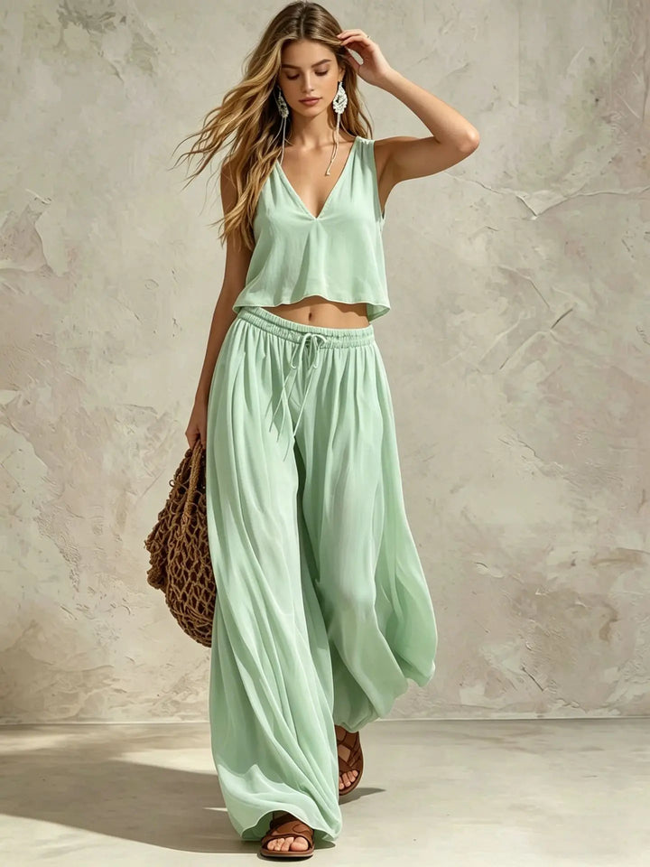 Lyra Casual Summer Trouser Set