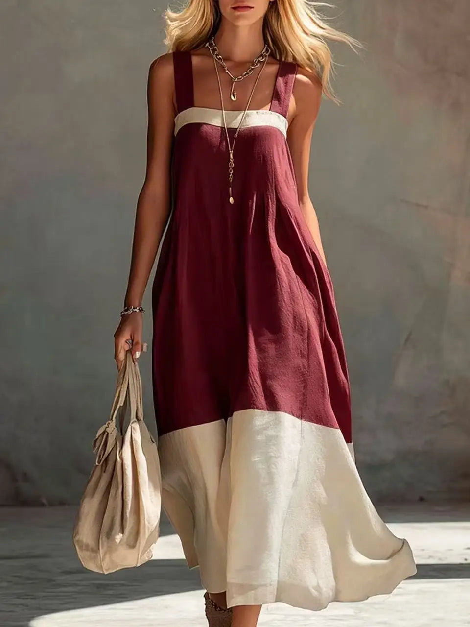 Hallie Casual Summer Maxi Dress