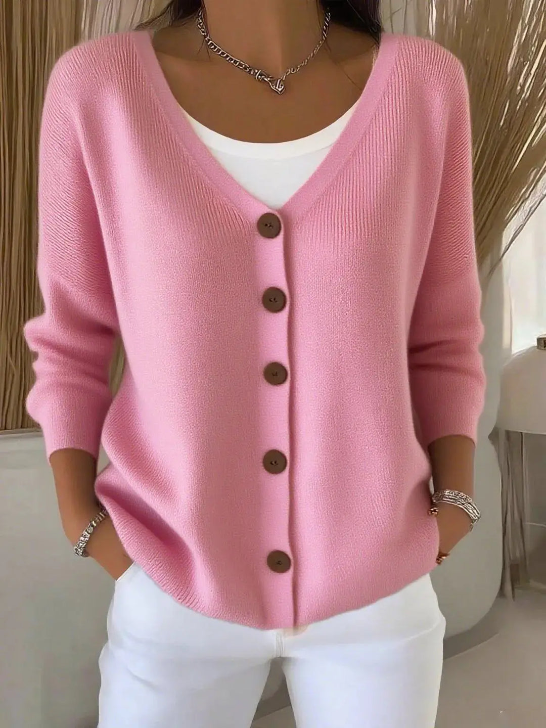 Isolette Button Front Cardigan