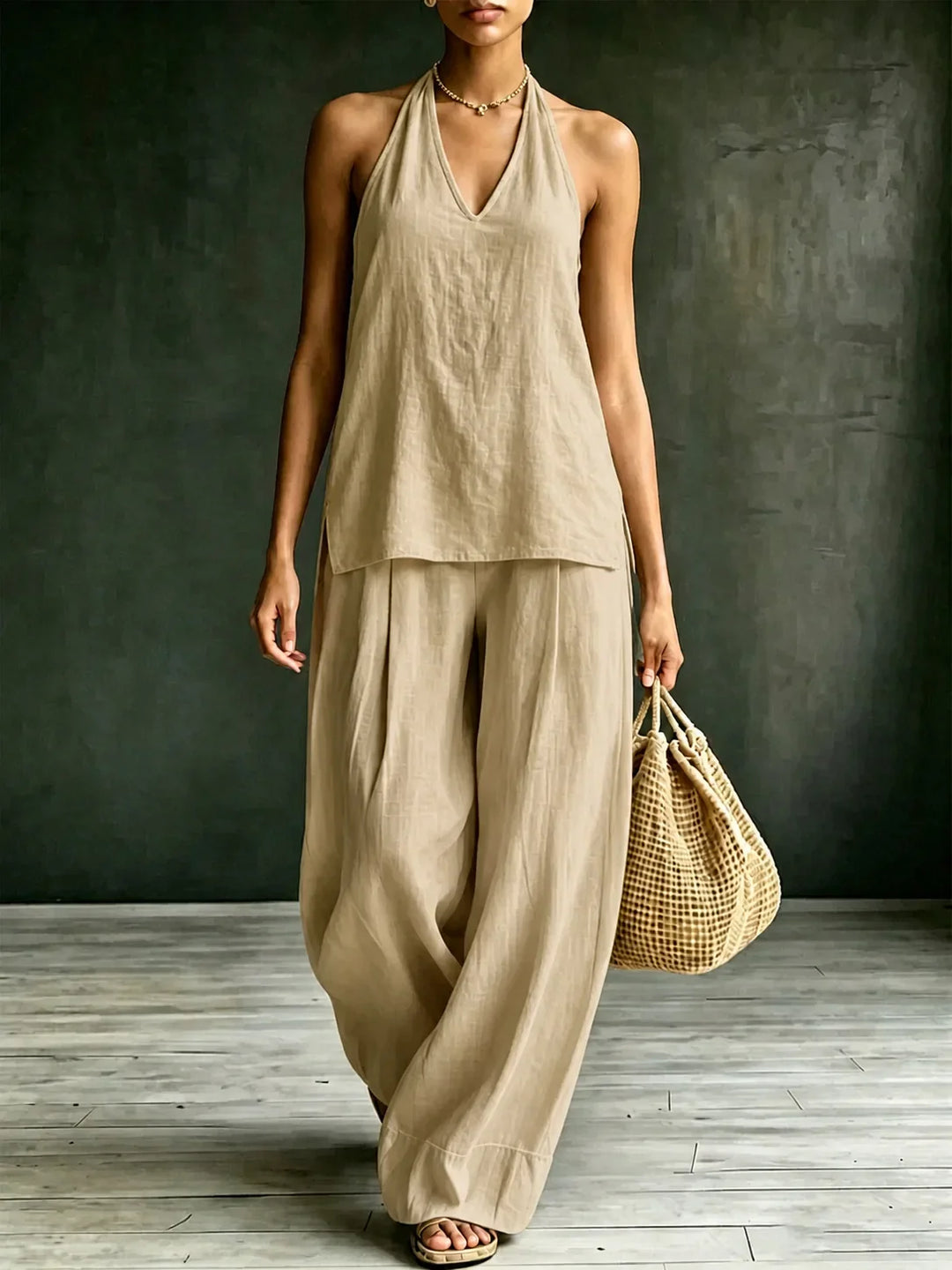 Molly Relaxed Wide Leg Jumpsuit