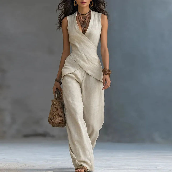 Vittoria Tailored Wide Leg Set