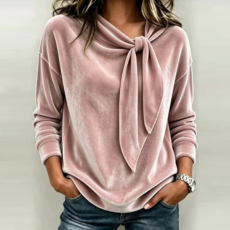 Marielle Bow Neck Pullover
