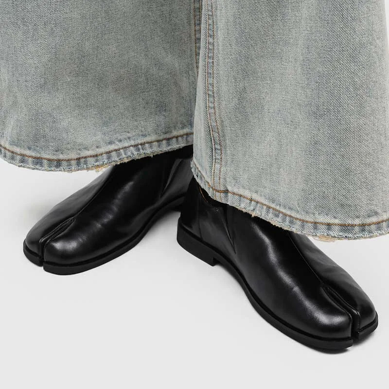 Callum Leather Tabi Loafers