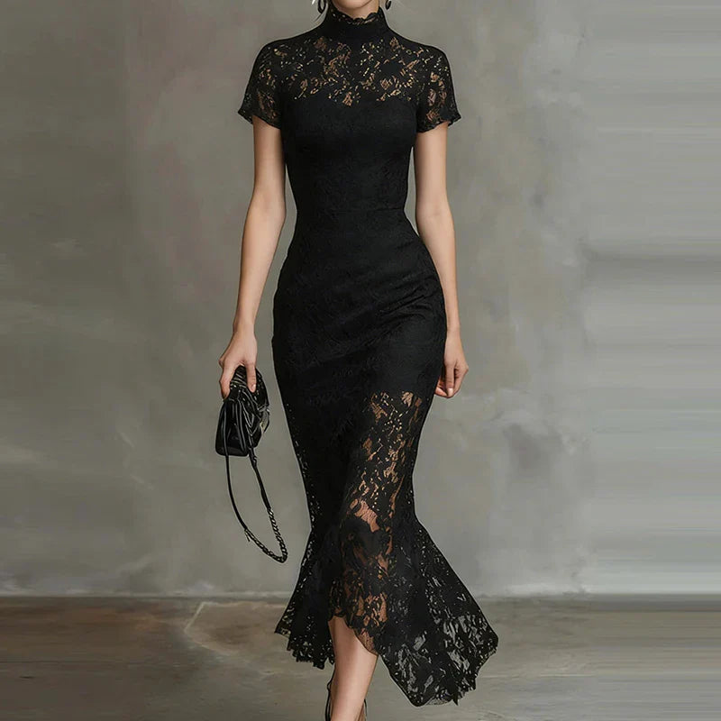 Arabella Lace Wedding Guest Dress