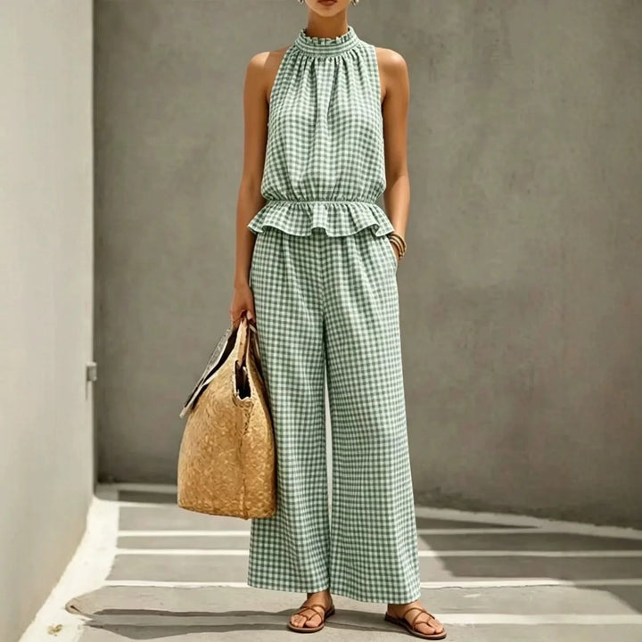 Paloma Gingham Two Piece Set