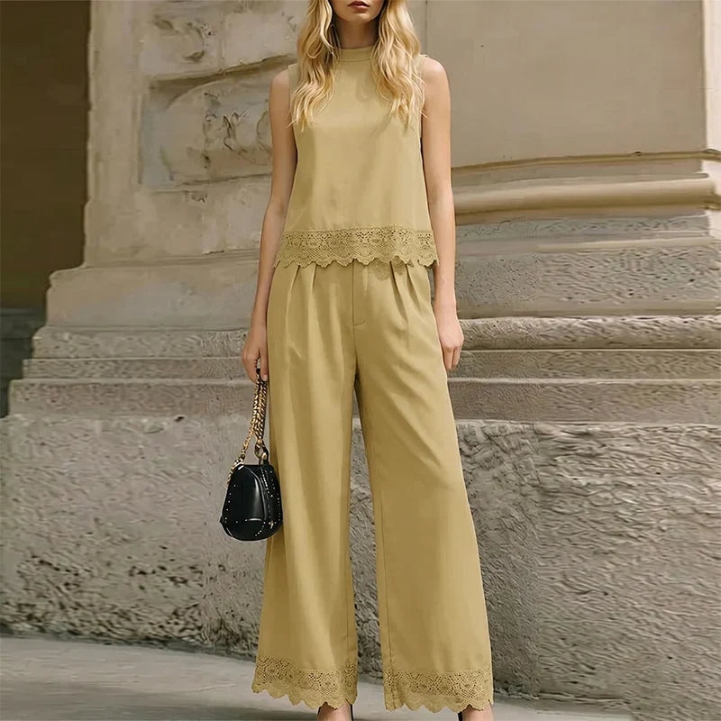 Vianne Breathable Sleeveless Matching Set