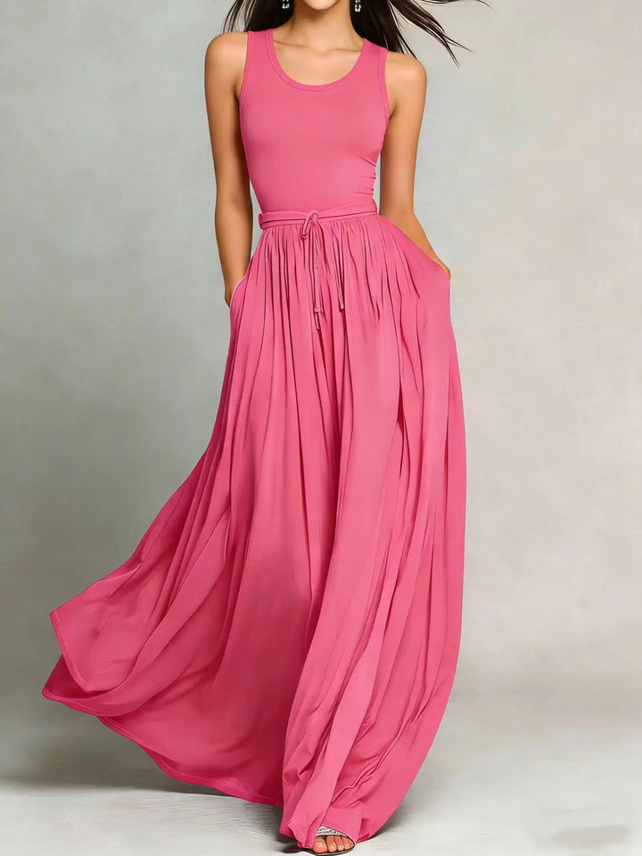 Marcella Elegant Flowy Maxi Dress