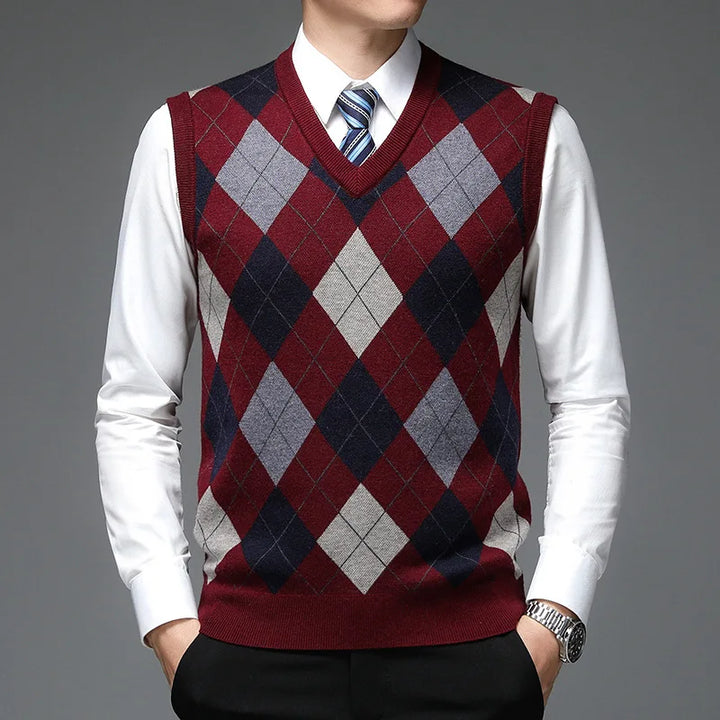 Everett Argyle Sweater Vest