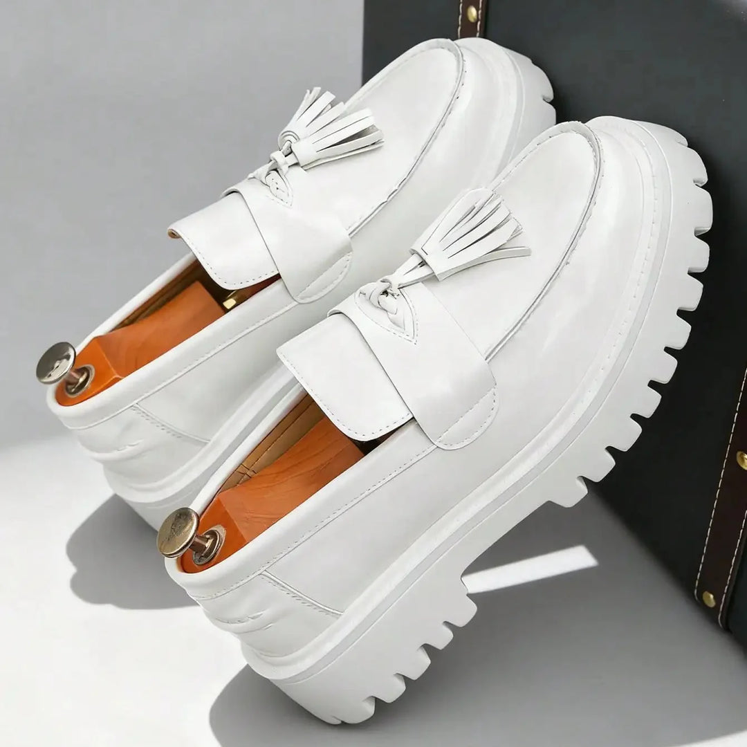 Hensen Leather Tassel Loafers