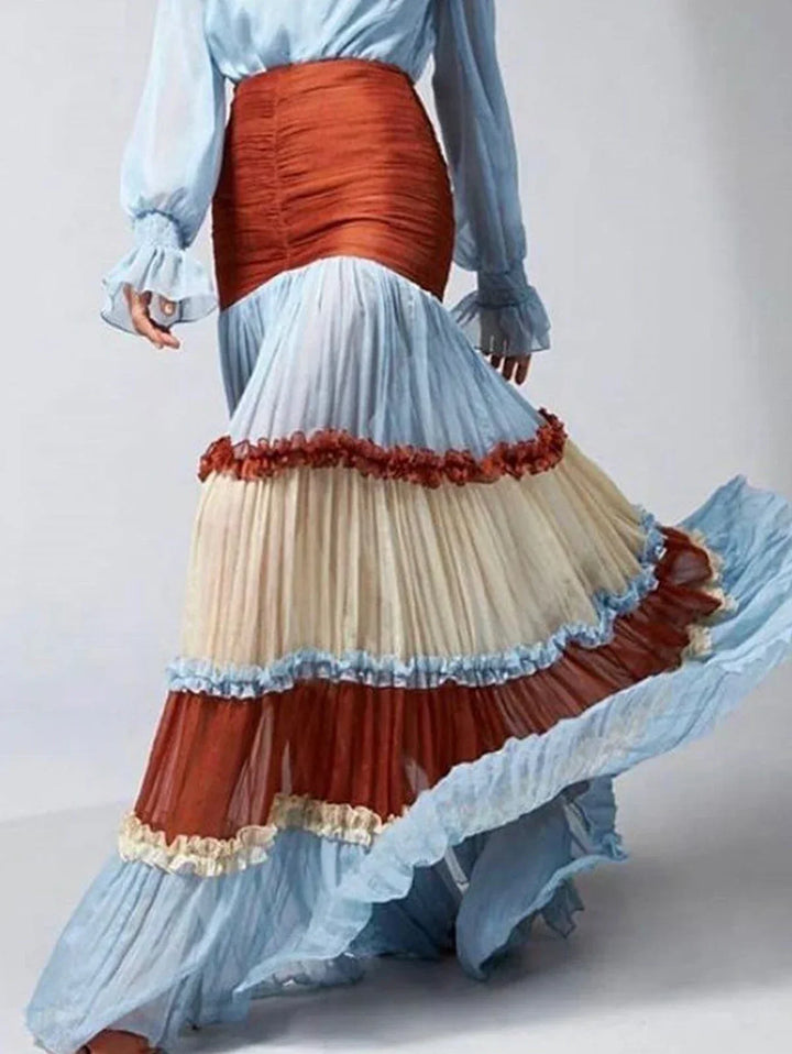Rachel Tiered Bohemian Maxi Dress