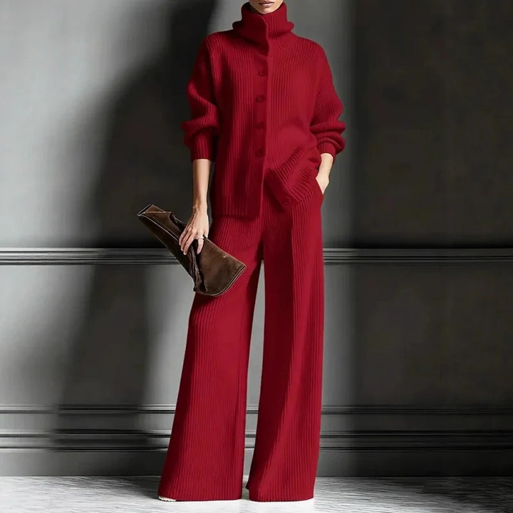 Mia Classic Ribbed Matching Set