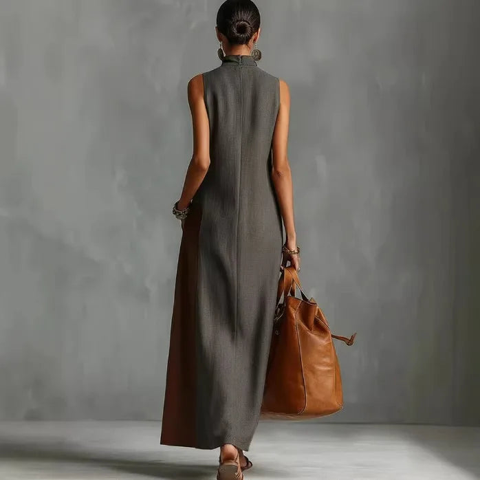 Lysanne Color Block Maxi Dress