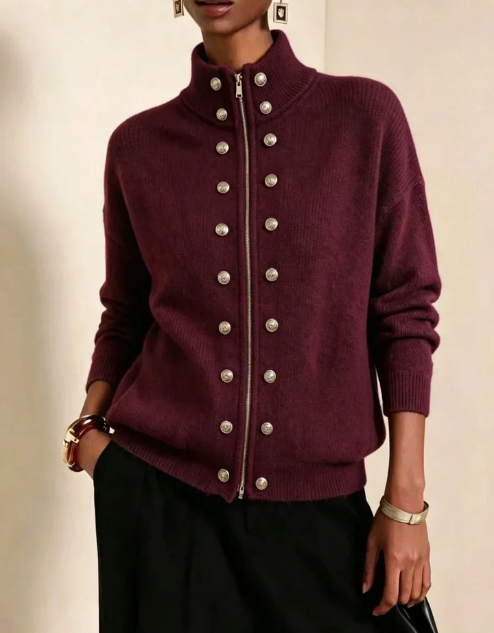 Emerald Double Button Cardigan