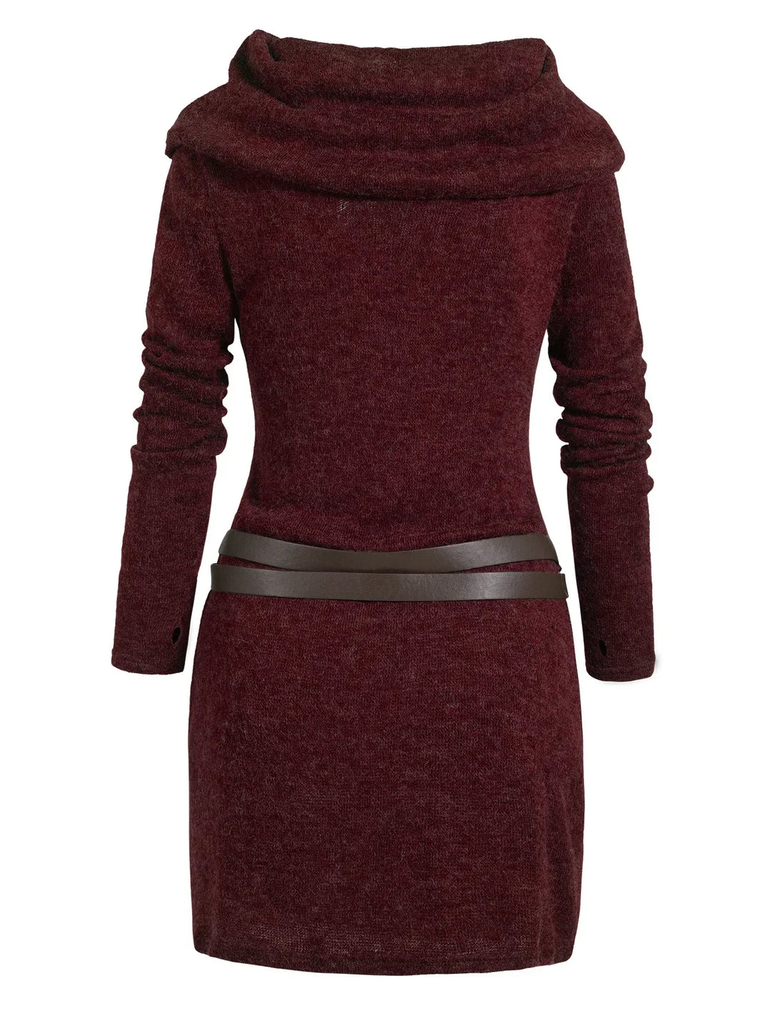 Marigolde Cowl Neck Sweater Dress