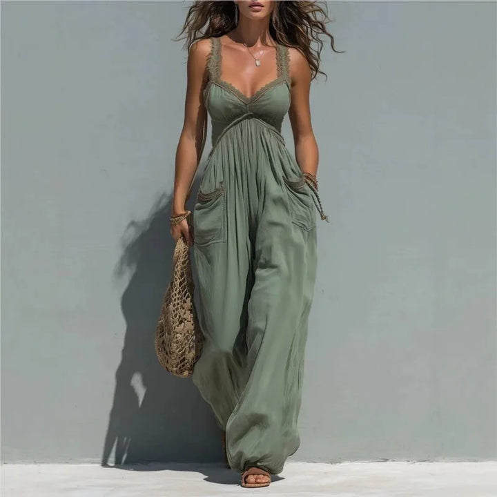 Jazmin Relaxed Wide Leg Jumpsuit