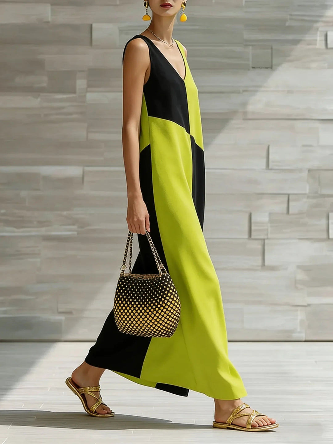 Rosavelle Color Block Maxi Dress
