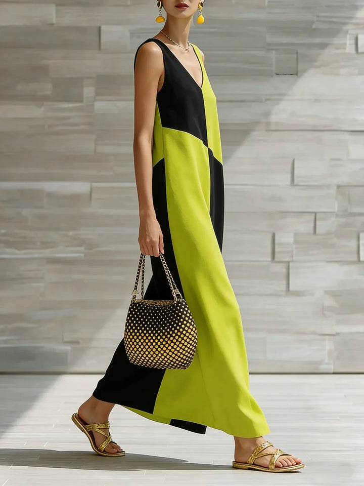 Rosavelle Color Block Maxi Dress