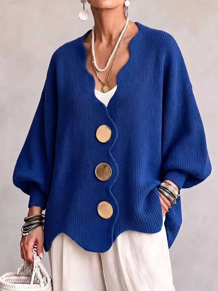 Thalisse Wavy Edge Cardigan