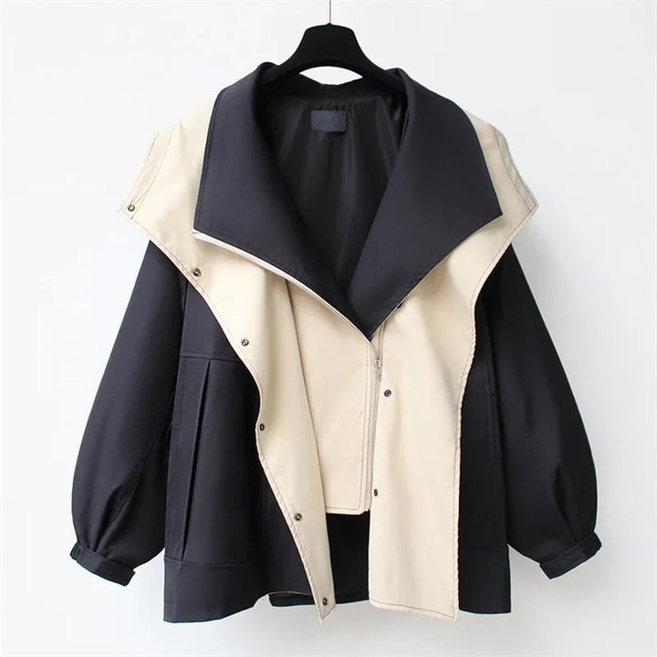 Calliope Contrast Collar Trench