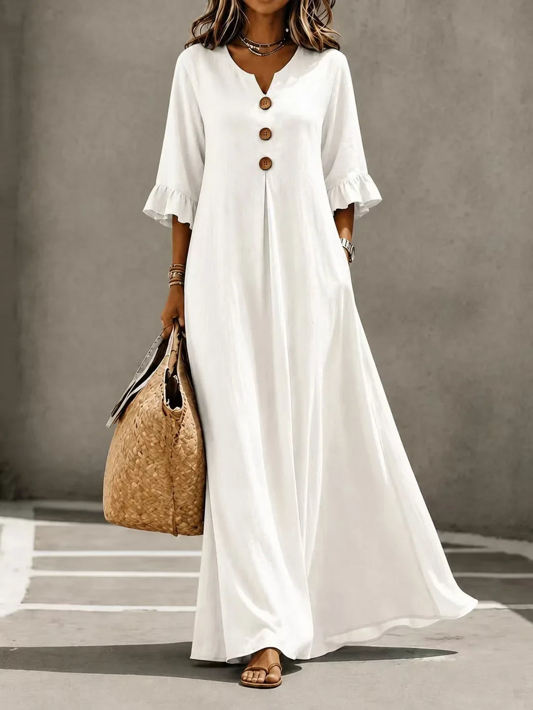 Josi Relaxed Pocket Maxi Dress