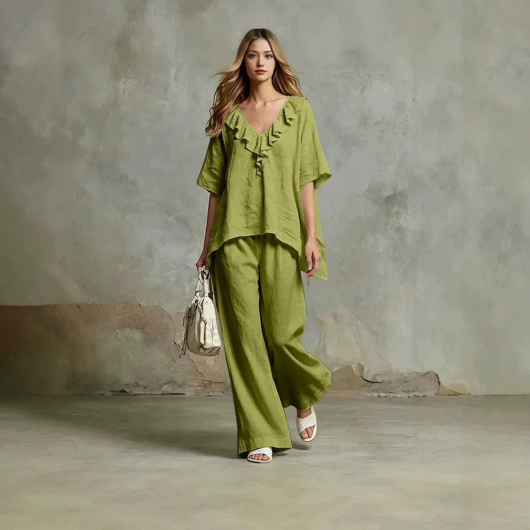 Zaria Relaxed Fit Two Piece Set