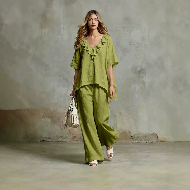 Zaria Relaxed Fit Two Piece Set