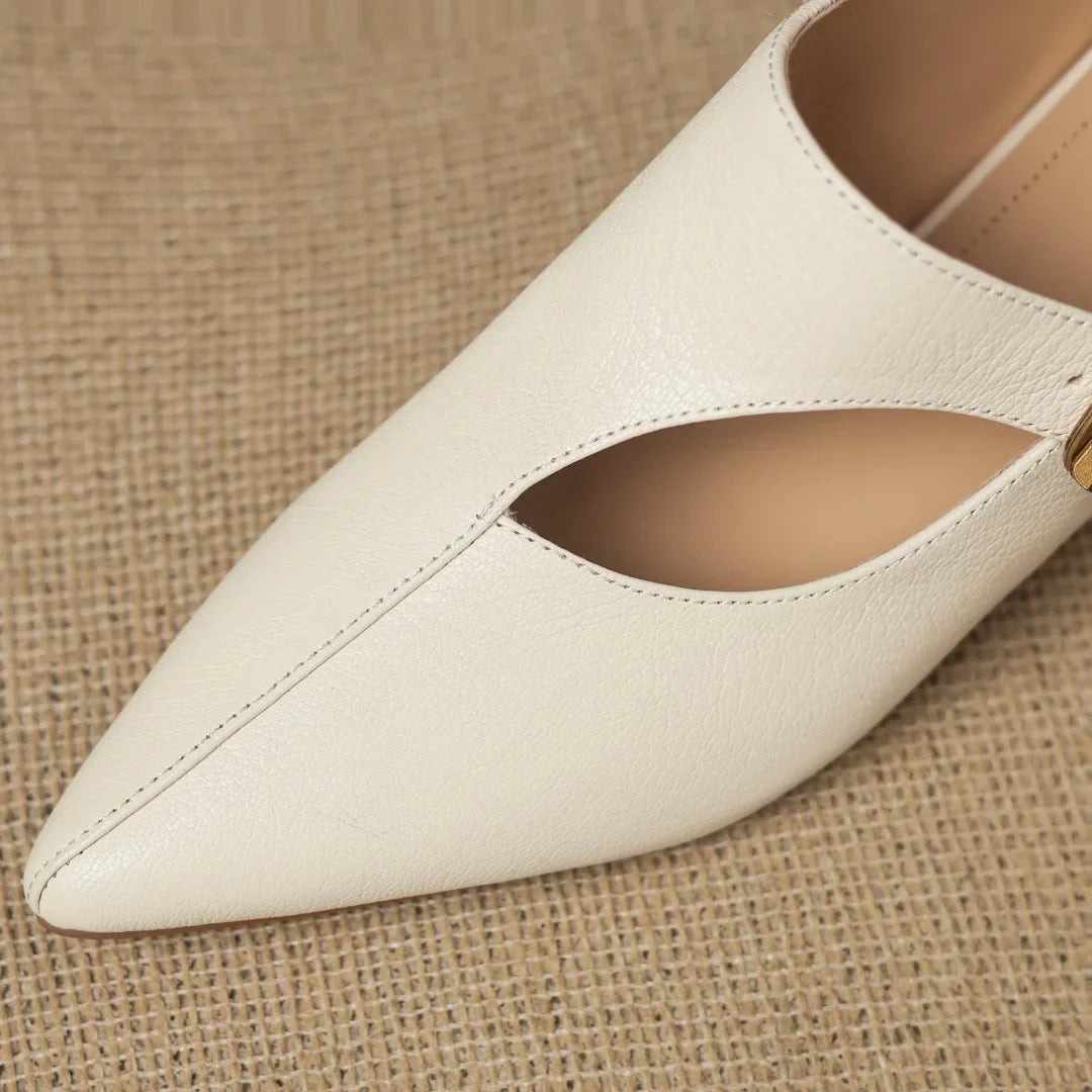 Yasmine Leather Dress Pumps