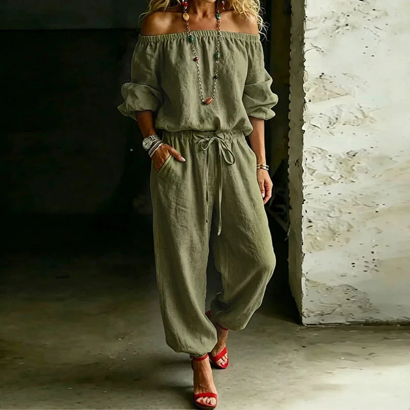 Eloise Off Shoulder Jumpsuit