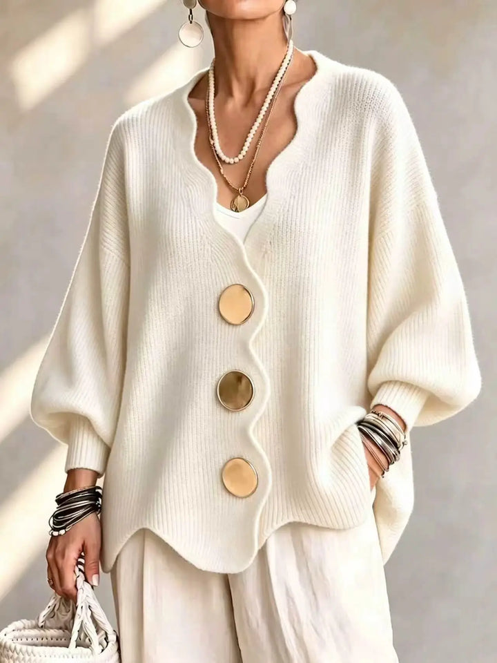 Thalisse Wavy Edge Cardigan
