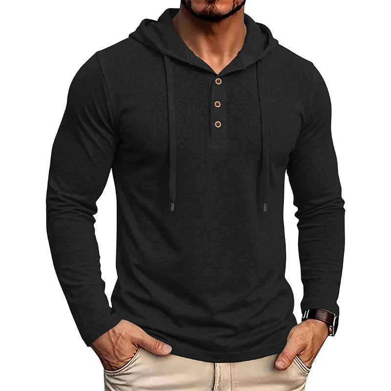 Jasper Drawstring Hood Pullover