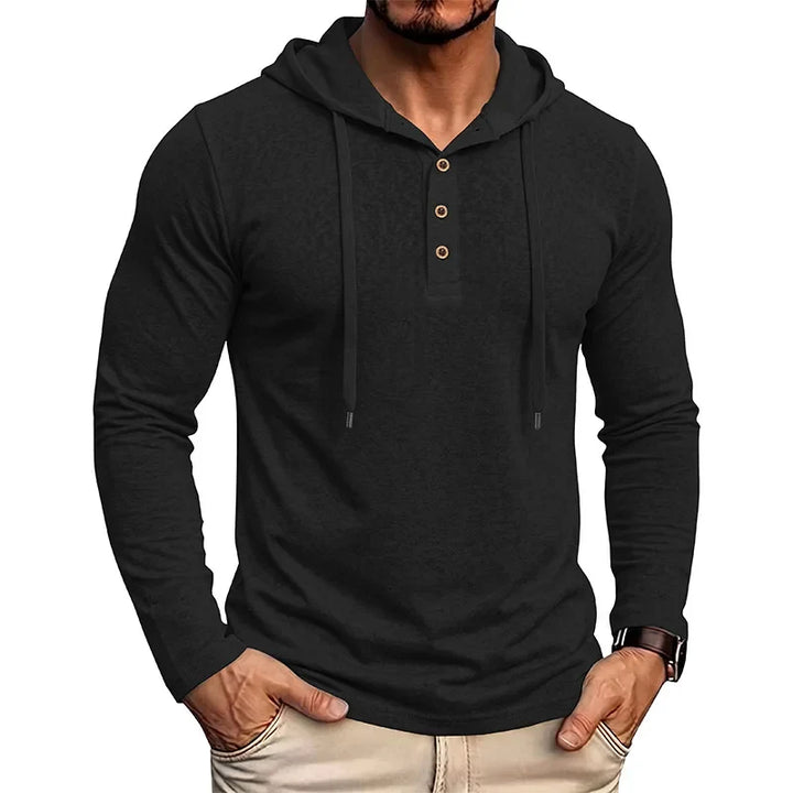 Jasper Drawstring Hood Pullover