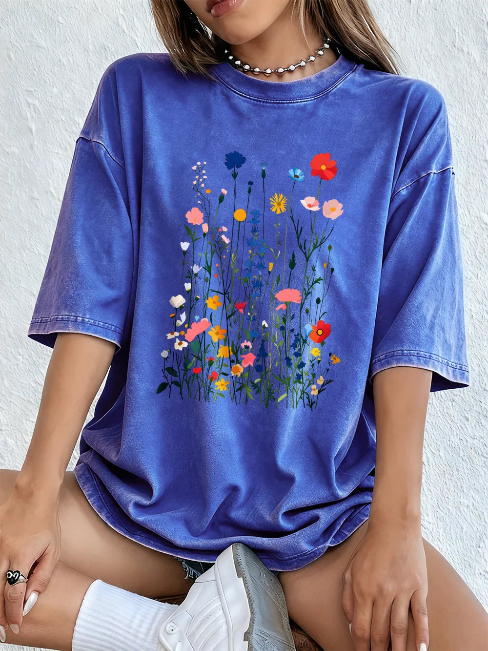 Shannon Floral Graphic T Shirt